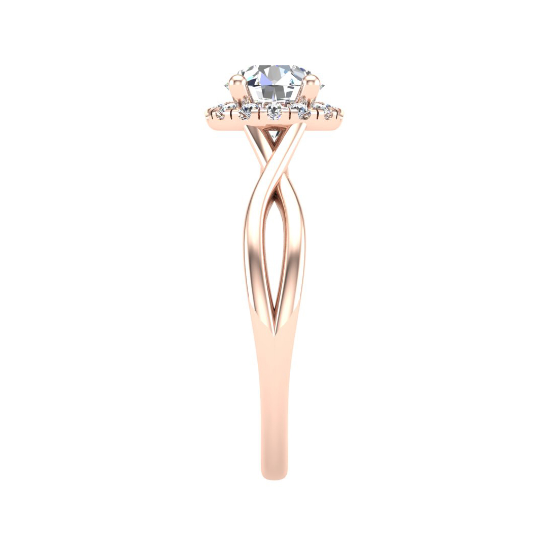 Adaline Halo Engagement Ring